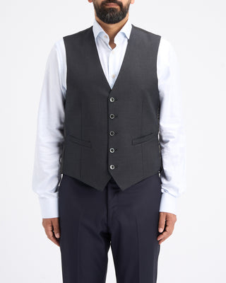 Calvaresi George Charcoal Vest Charcoal 1 11200