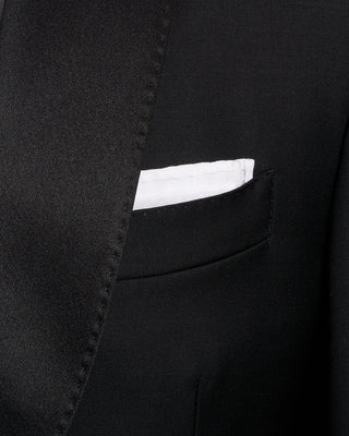 Calvaresi Troy Black Shawl Collar Tuxedo Jacket Black 11 7763