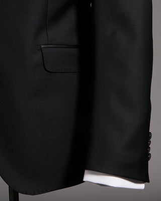 Calvaresi Troy Black Shawl Collar Tuxedo Jacket Black 13 7761