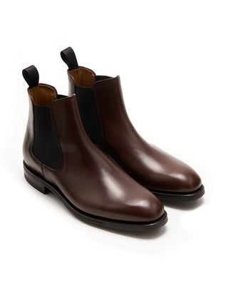 Berwick Dark Brown Leather Chelsea Boot Chestnut 4 5575