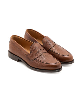 Berwick Country Calf Leather Sole Loafers Brown 1 11401