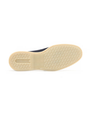 Berwick summer Walkers Suede Rubber Sole Loafers Navy 1 9588