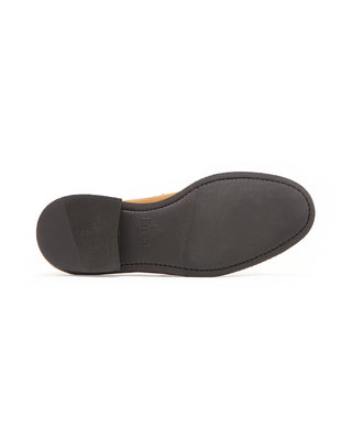 Berwick Sand Suede Rubber Sole Loafers Sand 1 9582