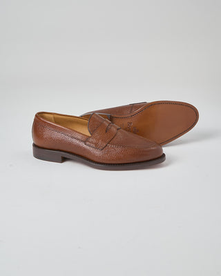 8unbr077 Berwick Country Calf Flex Sole Leather Loafers Brown 629