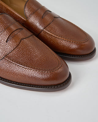 8unbr077 Berwick Country Calf Flex Sole Leather Loafers Brown 634