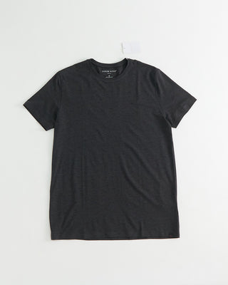 Derek Rose Micro Modal London Pattern Crew Neck T Shirt Black 1 3