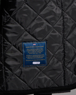 Lavenham Denham Snap Front Diamond Quilted 100G Wadded Hybrid Coat Black 21 2549