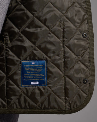 Lavenham Thornham Diamond Quilted 100G Wadded Vest Olive 18 2527