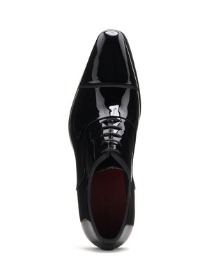 Magnanni Jadiel Patent Leather Formal Toe Cap Oxford Shoes Black 11368