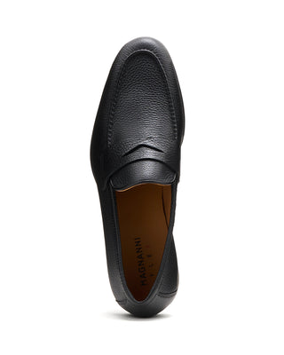 Magnanni Diezma Ii Leather Penny Loafers Black 3 11373