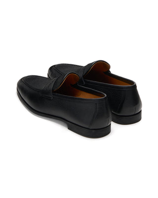 Magnanni Diezma Ii Leather Penny Loafers Black 9 11421