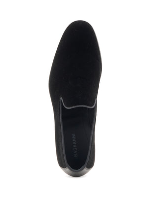 Magnanni Jareth Velours Formal Slippers Black 1 11380