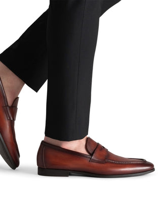 Magnanni Dumas Cognac Penny Loafers Cognac 3