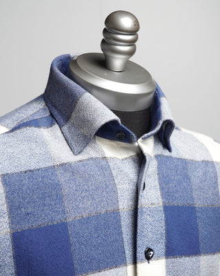 Blazer For Men by Royal Shirt Mammoth Flannel Cotton Buffalo Check Shirt Denim  4