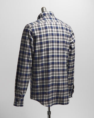 Blazer For Men by Royal Shirt Mammoth Flannel Cotton Tartan Check Shirt Blue  Black 