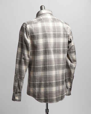 Blazer For Men by Royal Shirt Mammoth Flannel Cotton Check Shirt Grey 