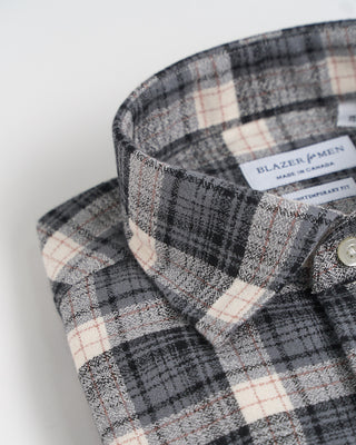 'Mammoth Flannel' Plaid Crepe Flannel Shirt