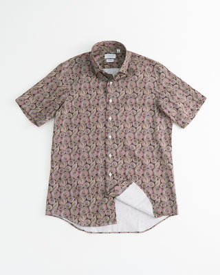 Blazer x Royal Shirt Whimsical Dots Printed Poplin Cotton Short Sleeve Shirt Multi 