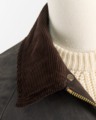 Manifattura Ceccarelli 7071 Wx Rain Caban Classic Wax Jacket Chocolate 2492