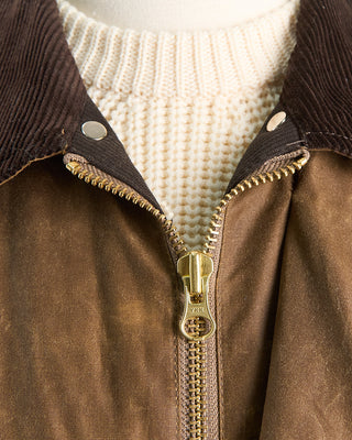 Manifattura Ceccarelli 7071 Wx Rain Caban Classic Wax Jacket Tan 2483