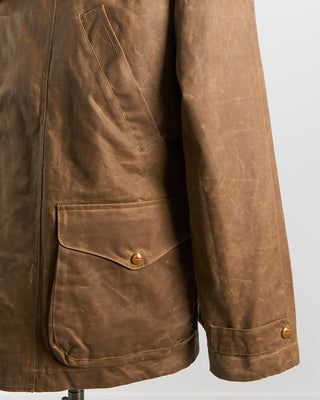 Manifattura Ceccarelli 7071 Wx Rain Caban Classic Wax Jacket Tan 2484