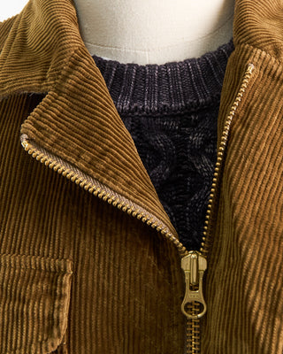 Manifattura Ceccarelli 7028 Qk Corduroy Alligator Field Jacket Camel 2459