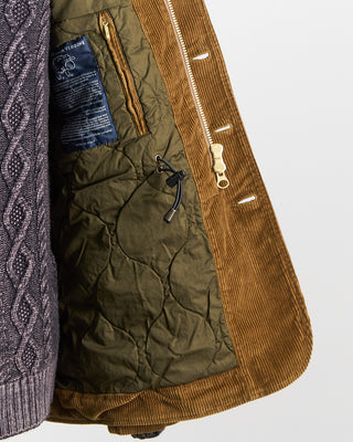Manifattura Ceccarelli 7028 Qk Corduroy Alligator Field Jacket Camel 2465