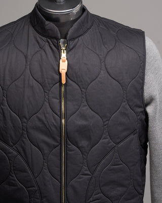 Manifattura Ceccarelli 7918 Dk Quilted Vest Charcoal 2
