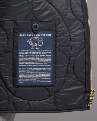 Manifattura Ceccarelli 7918 Dk Quilted Vest Charcoal 7