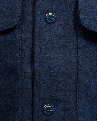 Manifattura Ceccarelli 7083 Qr Wool Heavy Shirt Indigo 3