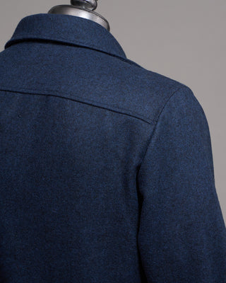 Manifattura Ceccarelli 7083 Qr Wool Heavy Shirt Indigo 6