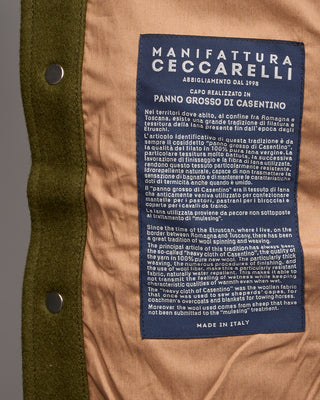 Manifattura Ceccarelli 7083 Qr Wool Heavy Shirt Green 6