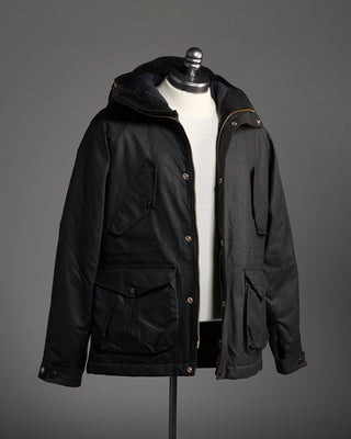Manifattura Ceccarelli 7091 Wx Fisherman Parka Black 6350