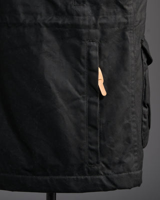 Manifattura Ceccarelli 7091 Wx Fisherman Parka Black 6352