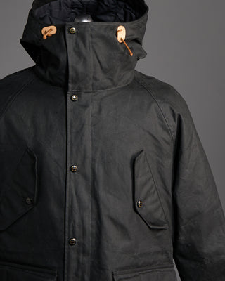 Manifattura Ceccarelli 7091 Wx Fisherman Parka Black 6358