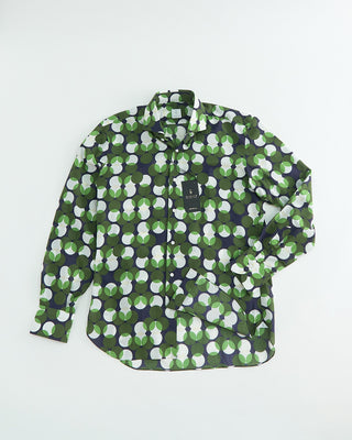 Giglio Circle Print Shirt Green 1
