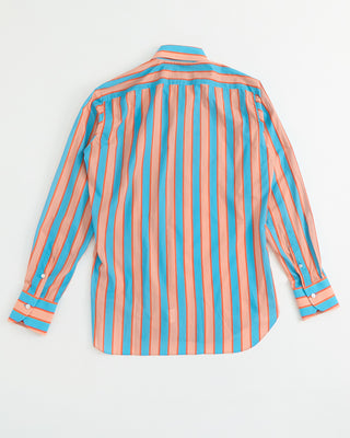 Giglio Bold Stripe Shirt Turquoise 1 4
