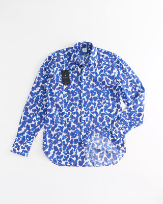 Giglio Abstract Stains Shirt Blue 