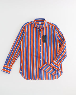 Giglio Bold Stripe Shirt Orange 1