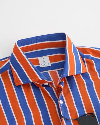 Giglio Bold Stripe Shirt Orange 1 2