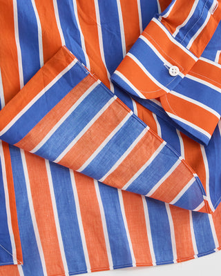 Giglio Bold Stripe Shirt Orange 1 3