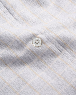 Fedeli Ultrasoft Flannel Button Down Shirt Light Blue 2 4290