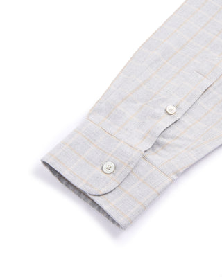 Fedeli Ultrasoft Flannel Button Down Shirt Light Blue 3 4293
