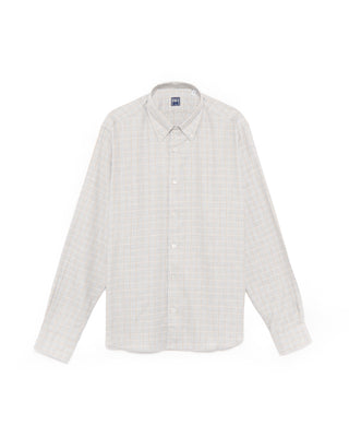 Fedeli Ultrasoft Flannel Button Down Shirt Light Blue 3 4724
