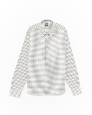 Fedeli Ultrasoft Flannel Button Down Shirt Blue 16 4728