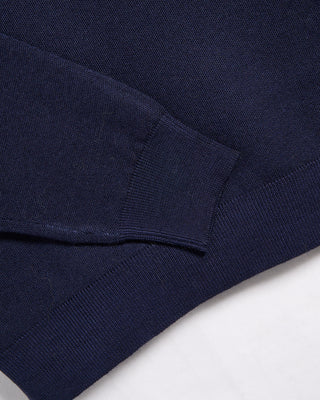 Fedeli 100% Merino Wool Raglan Hoodie Blue 3 6097