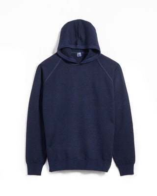 Fedeli 100% Merino Wool Raglan Hoodie Blue 6 6095