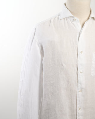 Fedeli Phil Linen Shirt White 259