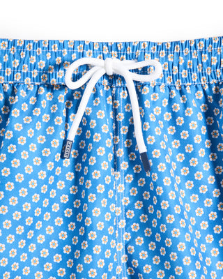 Fedeli Positano Airstop Floral Geometric Swim Trunk Blue 4 9744