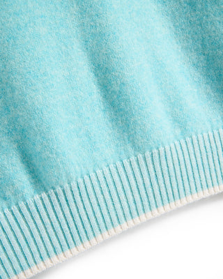Fedeli Cloudsoft Spring Cashmere Pullover Aqua 4 9718